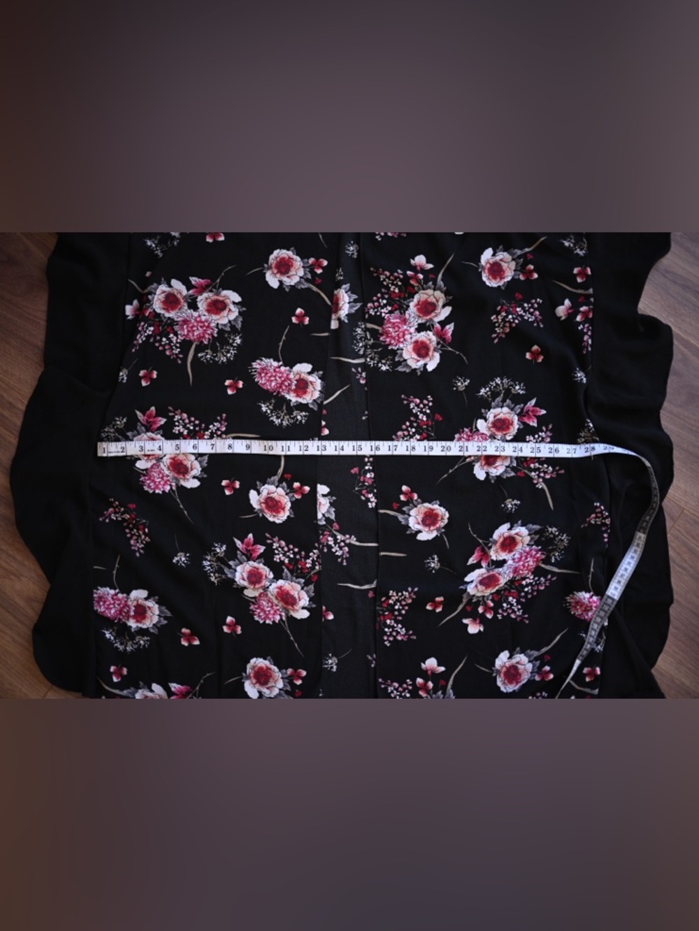 Black Floral Ruffle Kimono Jack & Missy - OS Whimsigoth Fairycore Emo - Picture 8 of 9